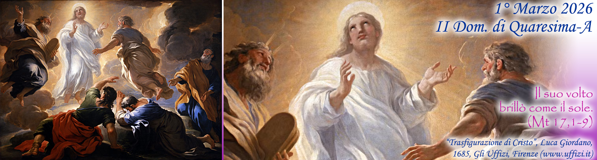 Il suo volto brillò come il sole 